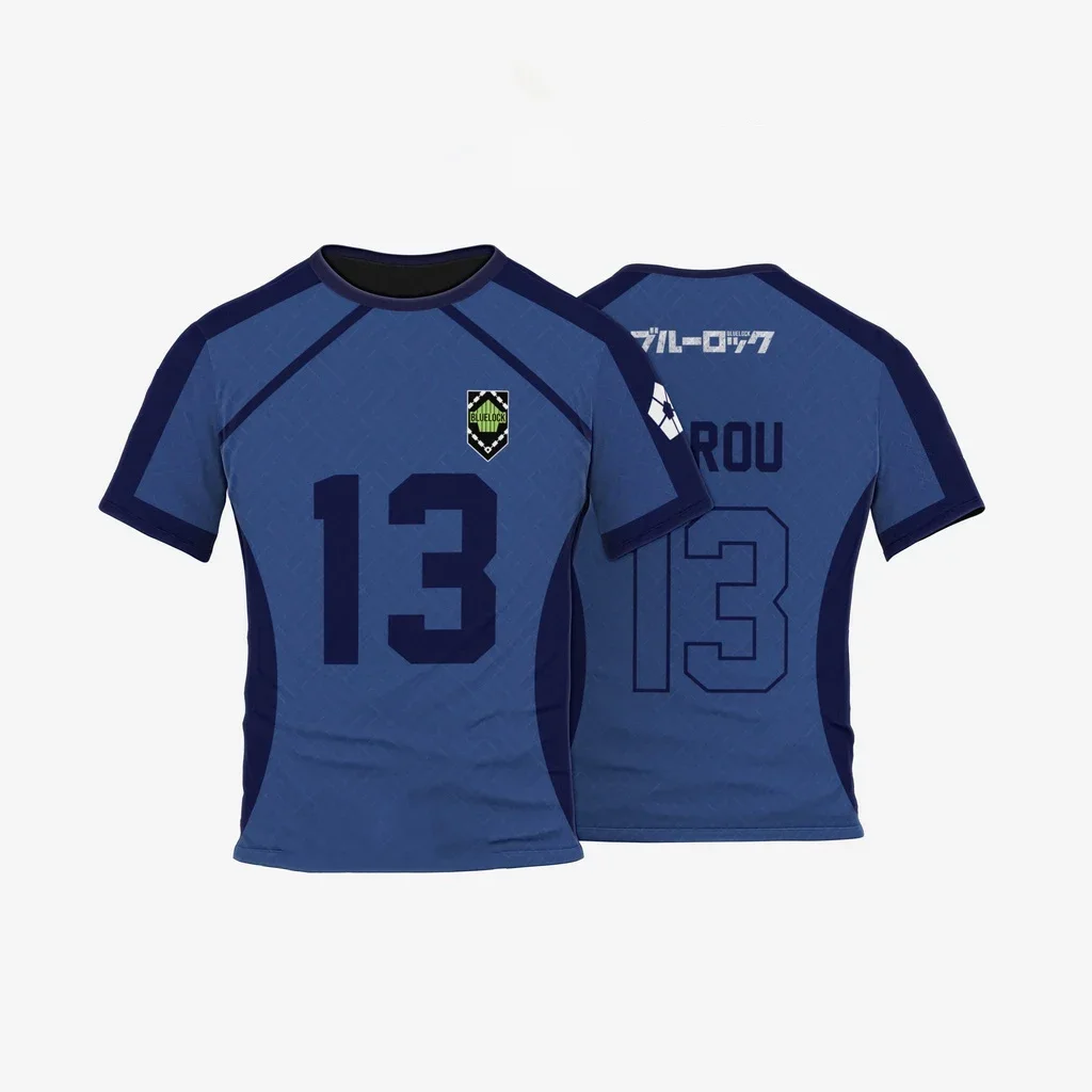 2025 Blue Lock Anime 3D Printing Plus-size Men's T-shirt Sports Quick Drying Breathable Game Training Uniform Football Jersey
2025 Blue Lock Anime 3D Printing Plus-size Men's T-shirt Sports Quick Drying Breathable Game Training Uniform Football Jersey