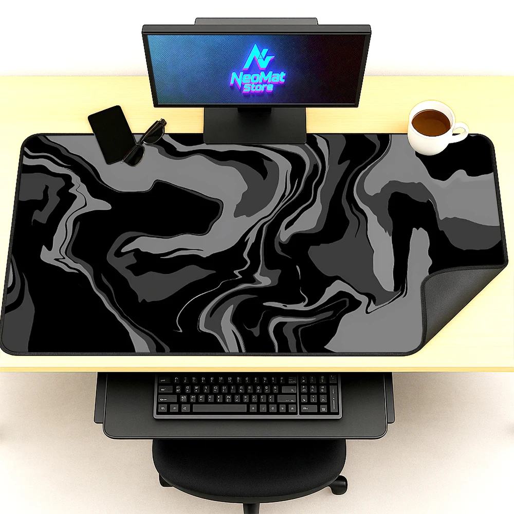 Gaming Mouse Pad black Maous Pad Computer Mat Large Mousepad Marble Keyboards Accessories Offices Pc Setup Deskmat Strata Liquid
Gaming Mouse Pad black Maous Pad Computer Mat Large Mousepad Marble Keyboards Accessories Offices Pc Setup Deskmat Strata Liquid