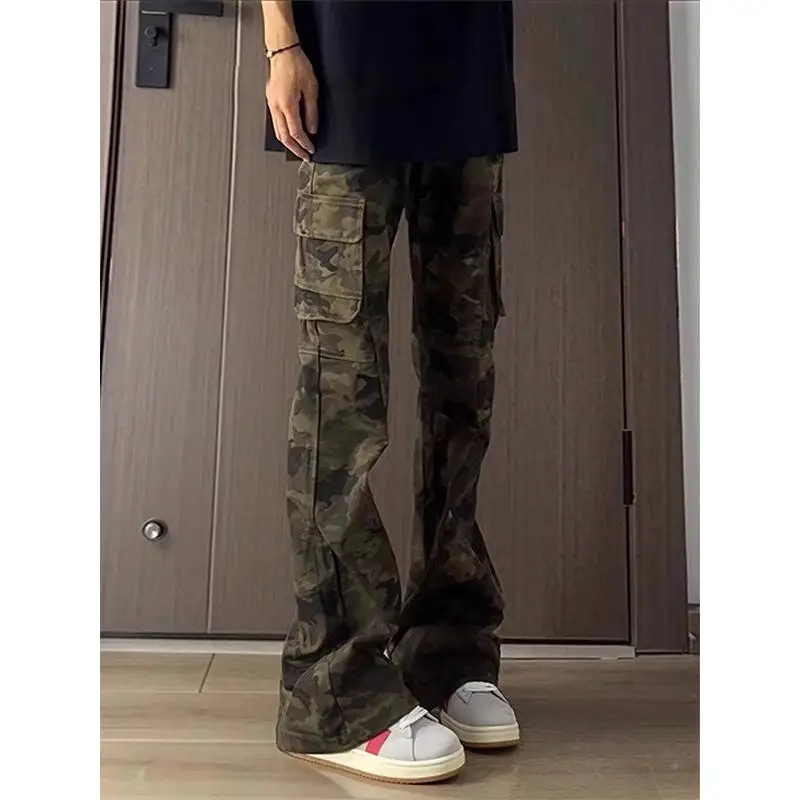 Мужские брюки прямого кроя Slim Fit в стиле ретро, американский уличный стиль, модные длинные брюки
Мужские брюки прямого кроя Slim Fit в стиле ретро, американский уличный стиль, модные длинные брюки