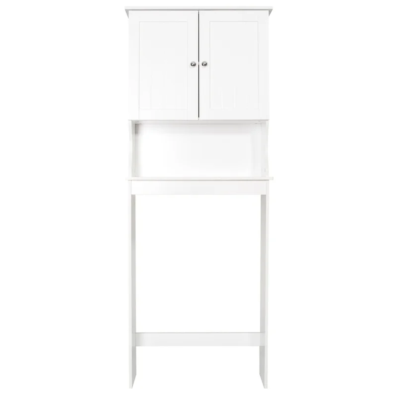 Over the Toilet Cabinet Space Saver with Adjustable Shelves Two Door White Storage Unit Bathroom Laundry Organization
Over the Toilet Cabinet Space Saver with Adjustable Shelves Two Door White Storage Unit Bathroom Laundry Organization