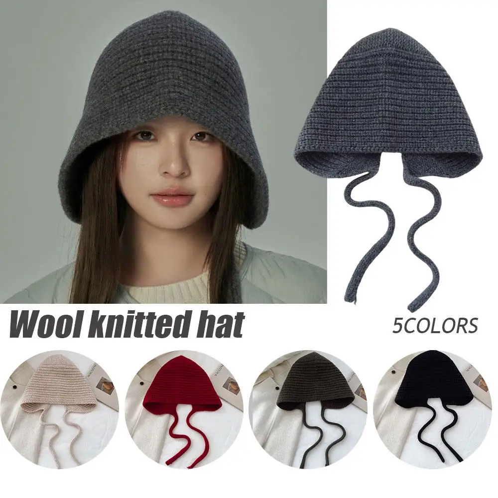 Вязаная шапка унисекс с капюшоном, защита ушей, пуловер с галстуком, ветрозащитная теплая шапка-бини, шапка с двойным шнурком, шерстяная вязаная шапка
Вязаная шапка унисекс с капюшоном, защита ушей, пуловер с галстуком, ветрозащитная теплая шапка-бини, шапка с двойным шнурком, шерстяная вязаная шапка