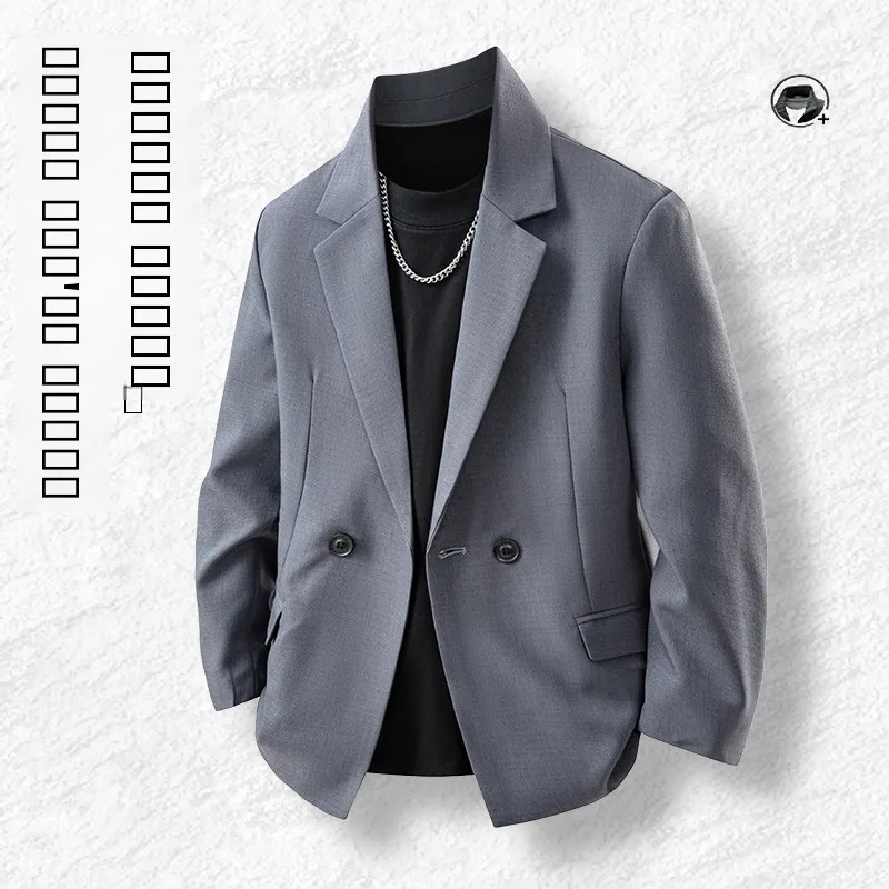 Новинка осенне-зимнего сезона: Модный деловой повседневный пиджак прямого кроя, легкий, классический, для городской молодежи
Новинка осенне-зимнего сезона: Модный деловой повседневный пиджак прямого кроя, легкий, классический, для городской молодежи