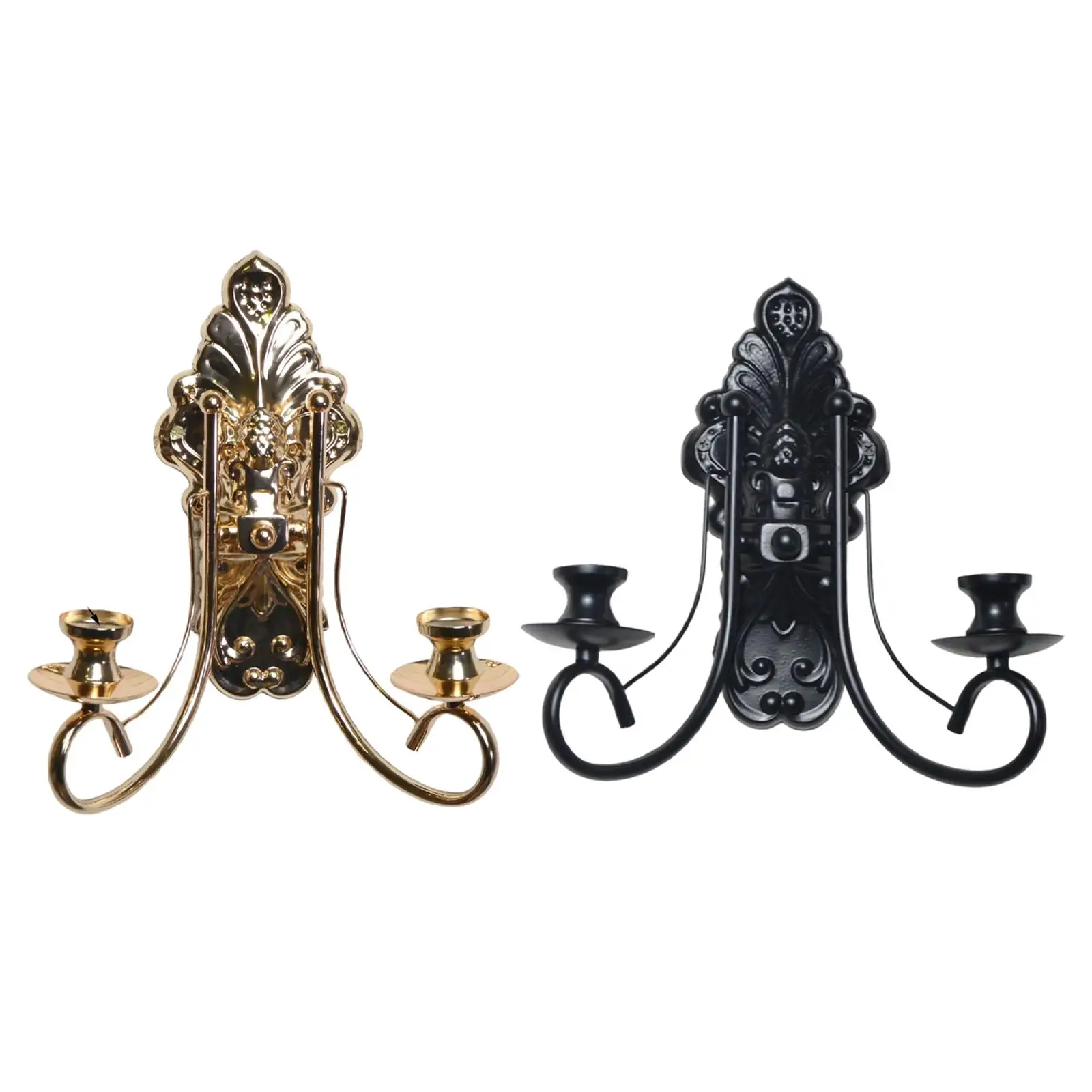 Metal Candle Sconces Gothic Candle Holders Double Stand Rustic Wall Mounted Candlestick Holder for Home Decor Party Bedroom
Metal Candle Sconces Gothic Candle Holders Double Stand Rustic Wall Mounted Candlestick Holder for Home Decor Party Bedroom