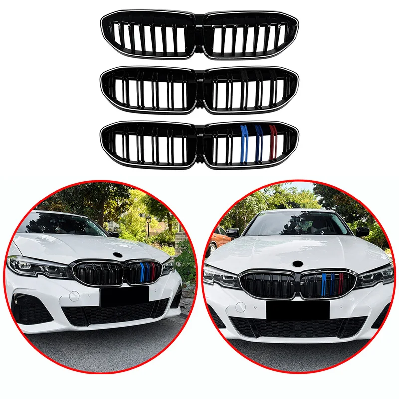For BMW 3 Series G20 G21 2019-2022 High Quality ABS Single Line & Double Lines LED Kidney Grille M-Color 3 Color Front Grille
For BMW 3 Series G20 G21 2019-2022 High Quality ABS Single Line & Double Lines LED Kidney Grille M-Color 3 Color Front Grille