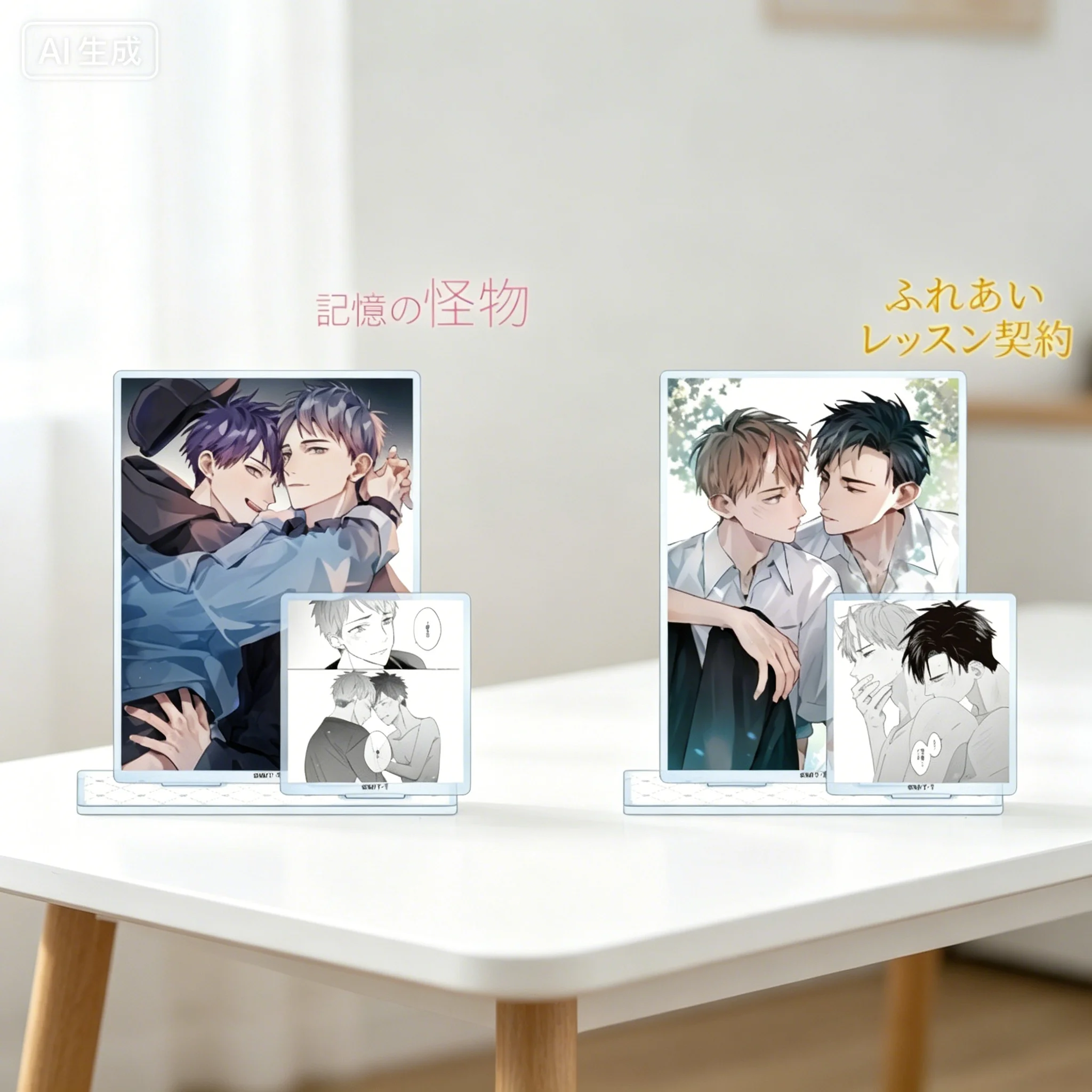 BL cartoonist MAE Chiharu Chicheng Nobuyoshi Rikuno Yuu Kageyama Rectangle Acrylic Stand Model Plate Keychains Desk Decor
BL cartoonist MAE Chiharu Chicheng Nobuyoshi Rikuno Yuu Kageyama Rectangle Acrylic Stand Model Plate Keychains Desk Decor