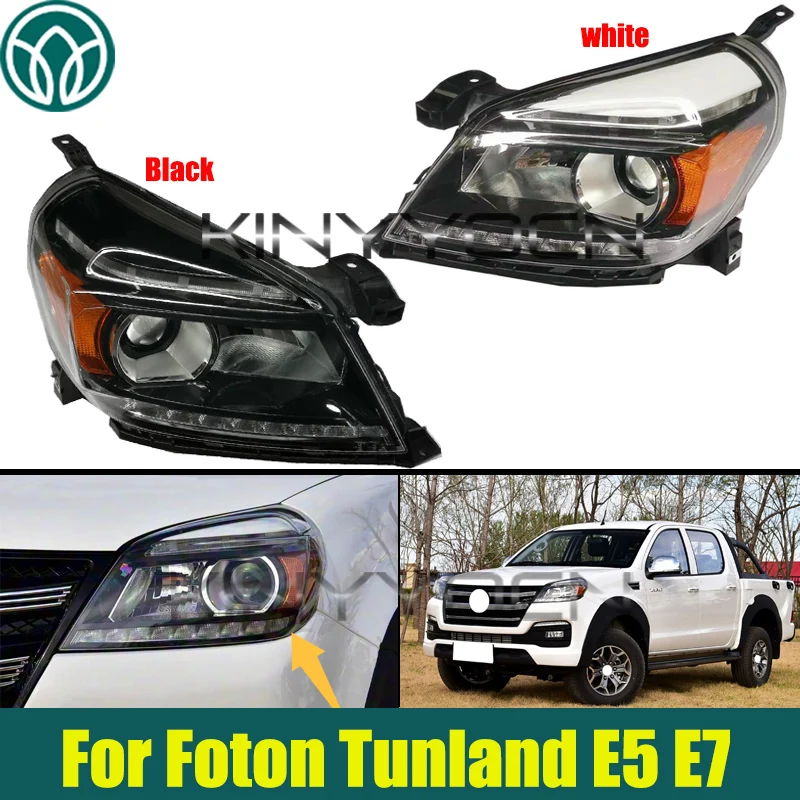 Black Or White Car Front Bumper Headlight For Foton Tunland E5 E7 Front Headlamp Head lights
Black Or White Car Front Bumper Headlight For Foton Tunland E5 E7 Front Headlamp Head lights