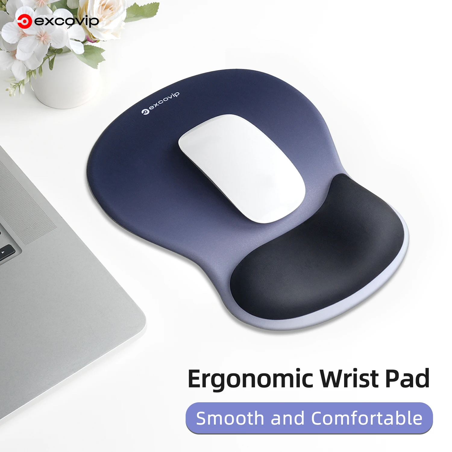 EXCO Ergonomic Mouse Pad Large with Silicone Wrist Rest Non-Slip PU Base for Pain Relief Computer Office Desk Laptop Home
EXCO Ergonomic Mouse Pad Large with Silicone Wrist Rest Non-Slip PU Base for Pain Relief Computer Office Desk Laptop Home