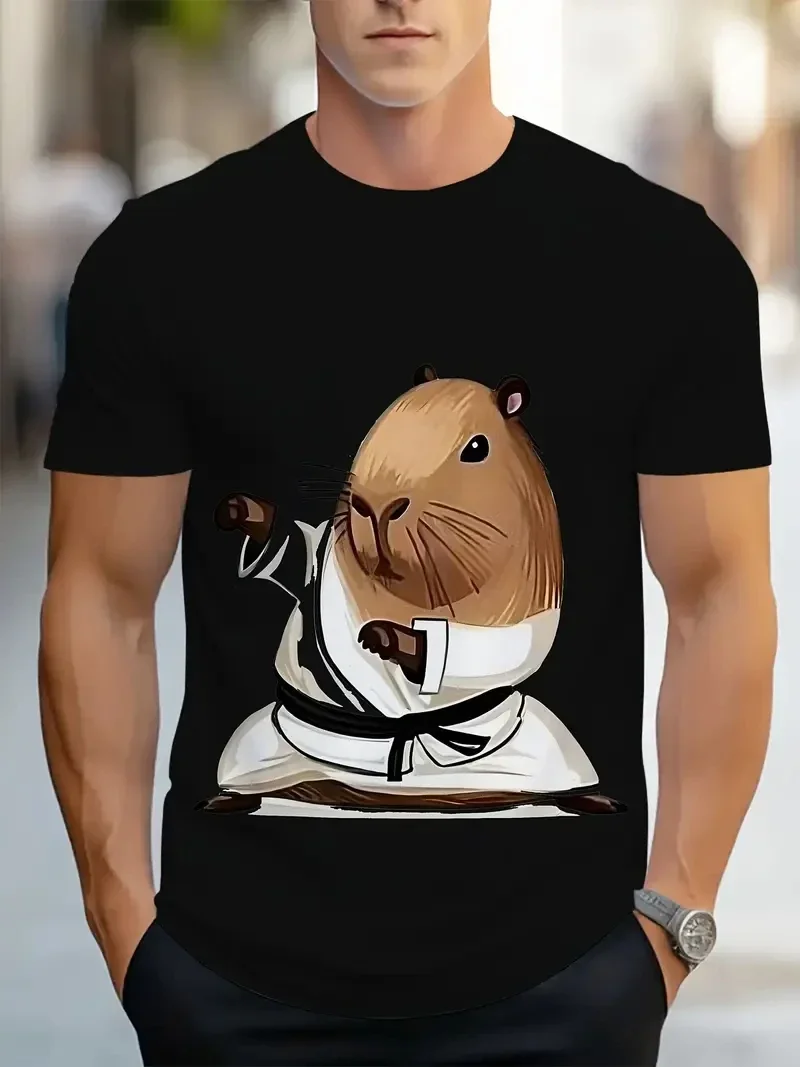 Funny Capybara Graphic 3D Printed T Shirt For Men Women Cartoon Animal Short Sleeve T-Shirts Summer Casual Loose Y2k Boys Tees
Funny Capybara Graphic 3D Printed T Shirt For Men Women Cartoon Animal Short Sleeve T-Shirts Summer Casual Loose Y2k Boys Tees