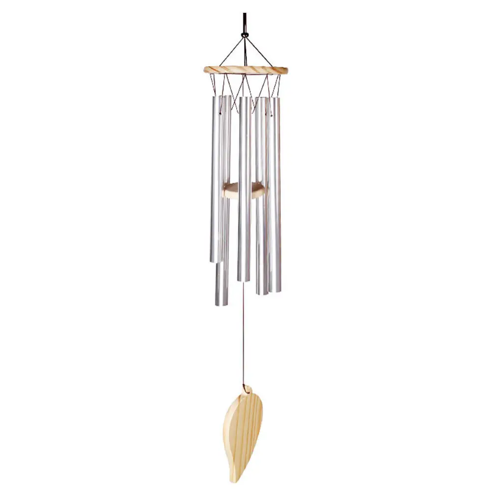 Metal Wind Chime Aluminum Tube Solid Wood Hanging Decor For Garden Outdoor Indoor Simple Leaf Design Yard Porch Decoration Wind
Metal Wind Chime Aluminum Tube Solid Wood Hanging Decor For Garden Outdoor Indoor Simple Leaf Design Yard Porch Decoration Wind
