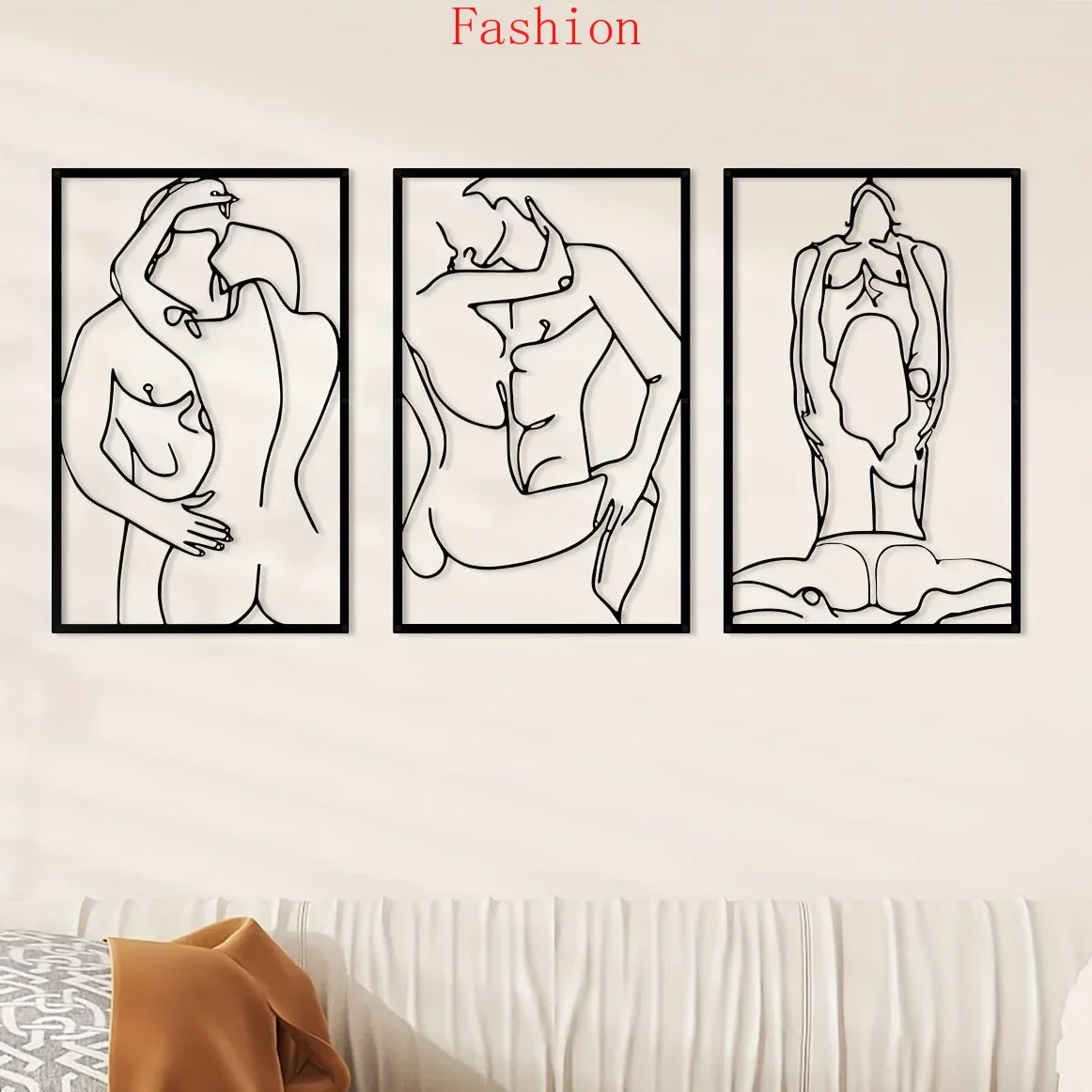 3 Pcs Portrait Black Metal Home Decor Abstract Line Drawing Wall Iron Art Sculpture for Kitchen Bathroom Living Room Bedroom wal
3 Pcs Portrait Black Metal Home Decor Abstract Line Drawing Wall Iron Art Sculpture for Kitchen Bathroom Living Room Bedroom wal