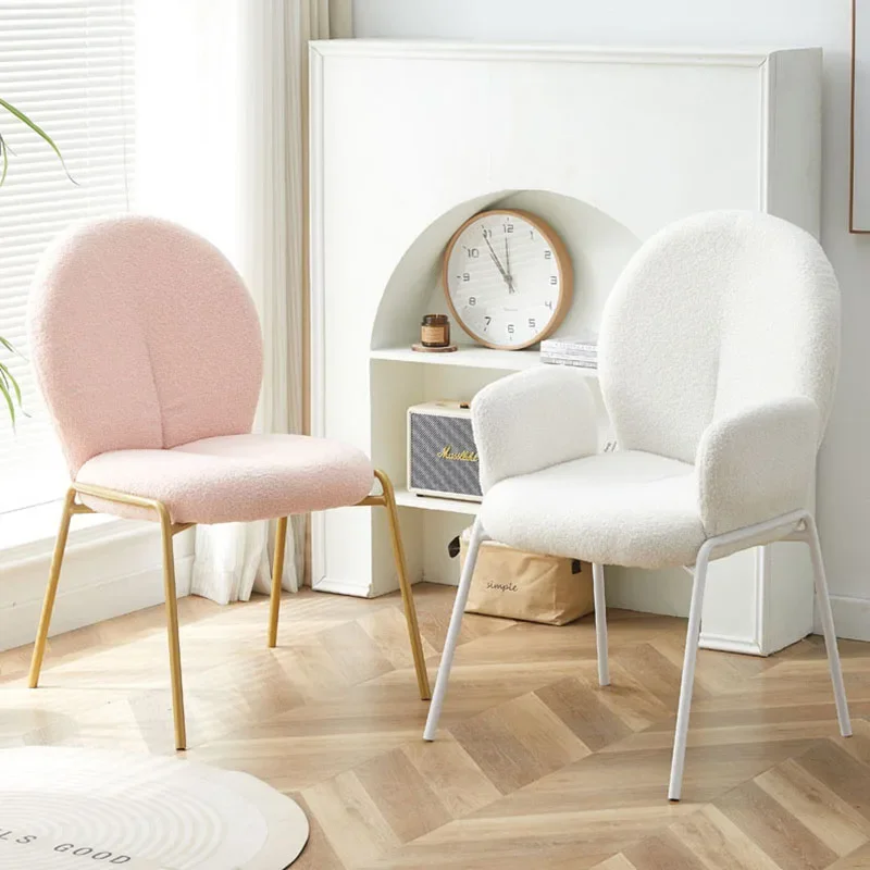 Nordic Designer Dining Chair Minimalist Living Room Furniture Coffee Chair Cashmere Armchair Bedroom Furniture Vanity Chairs
Nordic Designer Dining Chair Minimalist Living Room Furniture Coffee Chair Cashmere Armchair Bedroom Furniture Vanity Chairs
