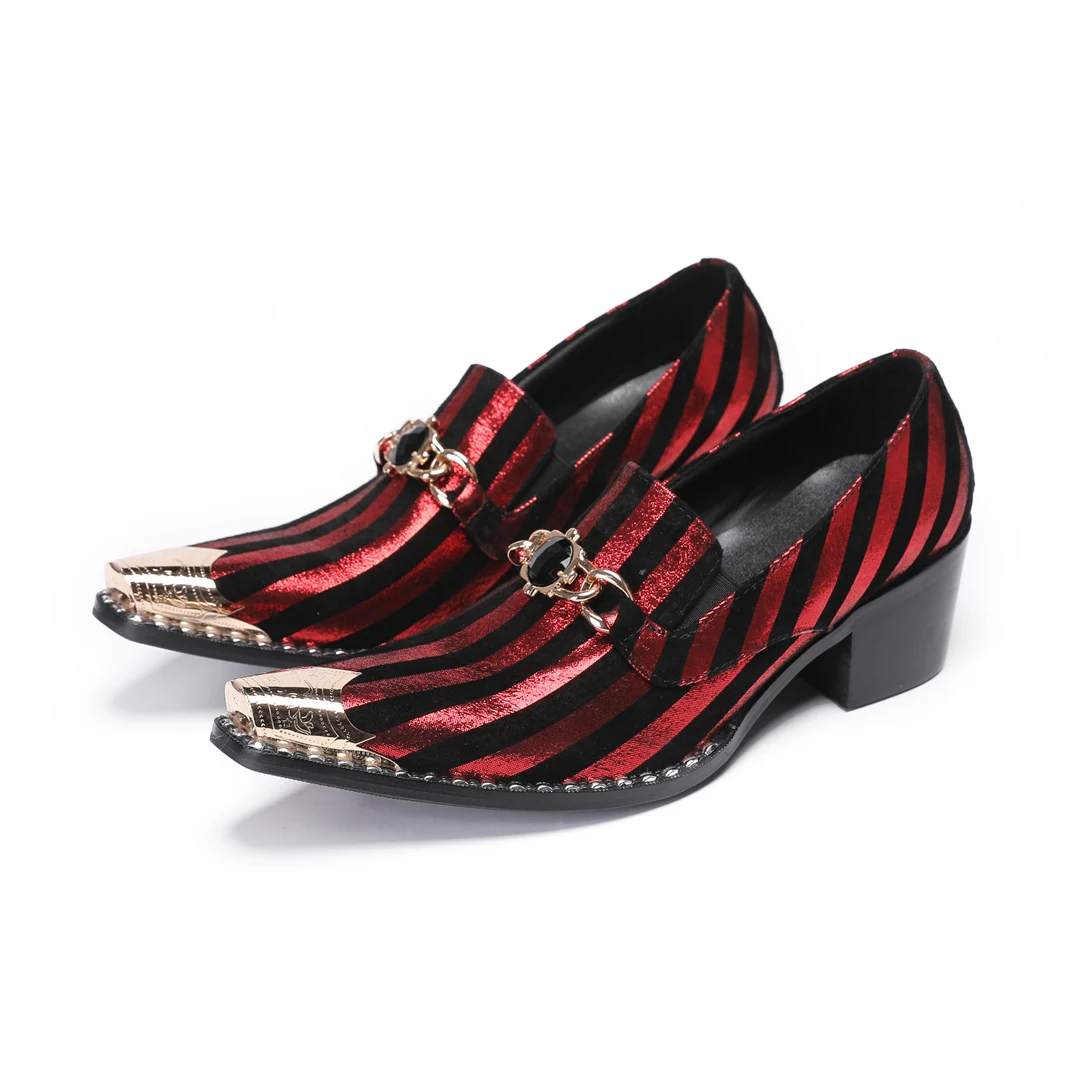 British Striped Formal Wedding Party Social Shoe Male Plus Size Slip On Loafers Pointed Toe Club Genuine Leather Men Dress Shoes
British Striped Formal Wedding Party Social Shoe Male Plus Size Slip On Loafers Pointed Toe Club Genuine Leather Men Dress Shoes