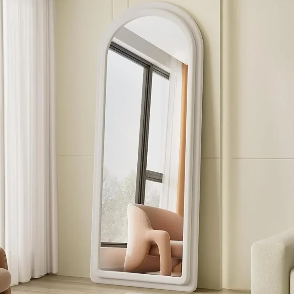 Nordic Minimalist Floor Mirror with Stand Wall Mounted, 63"x24" Arched Full Length, Freestanding Hanging or Leaning
Nordic Minimalist Floor Mirror with Stand Wall Mounted, 63"x24" Arched Full Length, Freestanding Hanging or Leaning