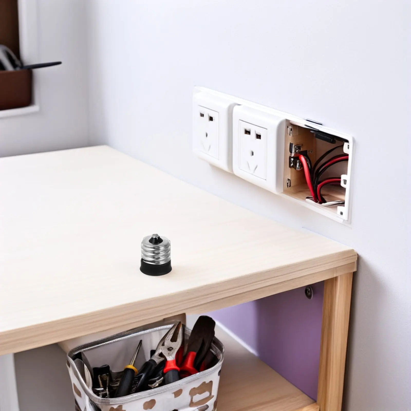 15Pcs Lamp Holder Converter E17 to E14 Socket Adapter Heat-Resistant Bulb Base Converter for Home Office Light Fixtures Fan
15Pcs Lamp Holder Converter E17 to E14 Socket Adapter Heat-Resistant Bulb Base Converter for Home Office Light Fixtures Fan