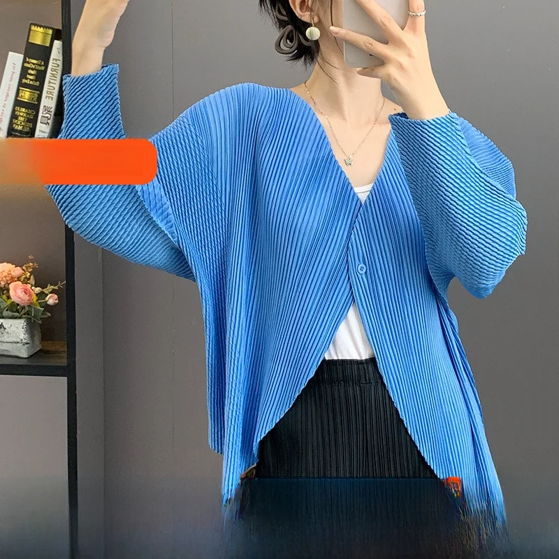 Spring Autumn Faion Slimming Women's Cardigan Pleated ort Outerwear Sli Quali Ladies' Knitwear Commute Sle
Spring Autumn Faion Slimming Women's Cardigan Pleated ort Outerwear Sli Quali Ladies' Knitwear Commute Sle