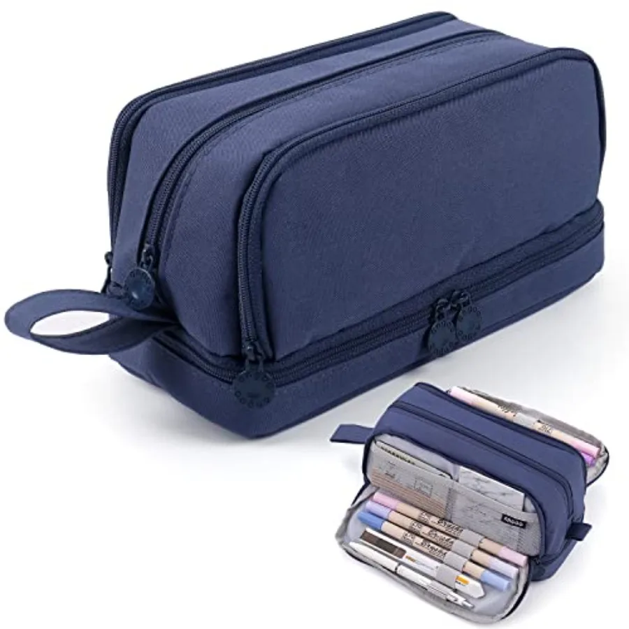 Large Capacity Pencil Case 4 Compartments, Pencil Pouch Bag with Zipper Portable Handle, Pen Case Bag Stationery Organizer for
Large Capacity Pencil Case 4 Compartments, Pencil Pouch Bag with Zipper Portable Handle, Pen Case Bag Stationery Organizer for
