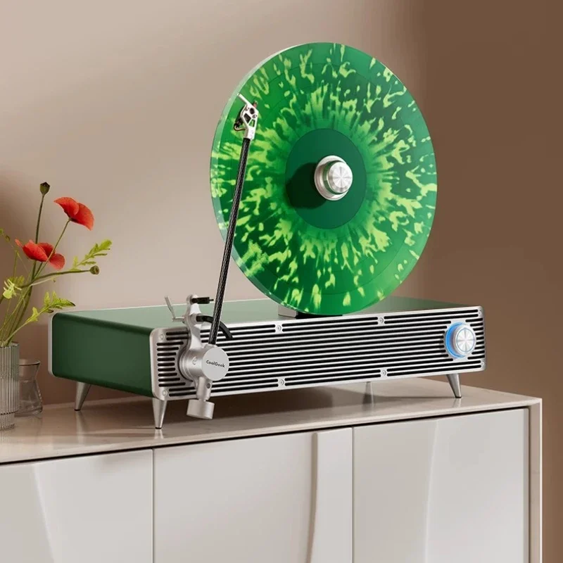 Vertical vinyl record player Bluetooth speaker integrated retro phonograph speaker
Vertical vinyl record player Bluetooth speaker integrated retro phonograph speaker