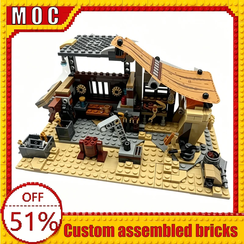 426PCS Droid Workshop Sci Fi Space Scene MOC Model Building Blocks DIY Assembly Toys Creative Educational Learning Display Gifts
426PCS Droid Workshop Sci Fi Space Scene MOC Model Building Blocks DIY Assembly Toys Creative Educational Learning Display Gifts