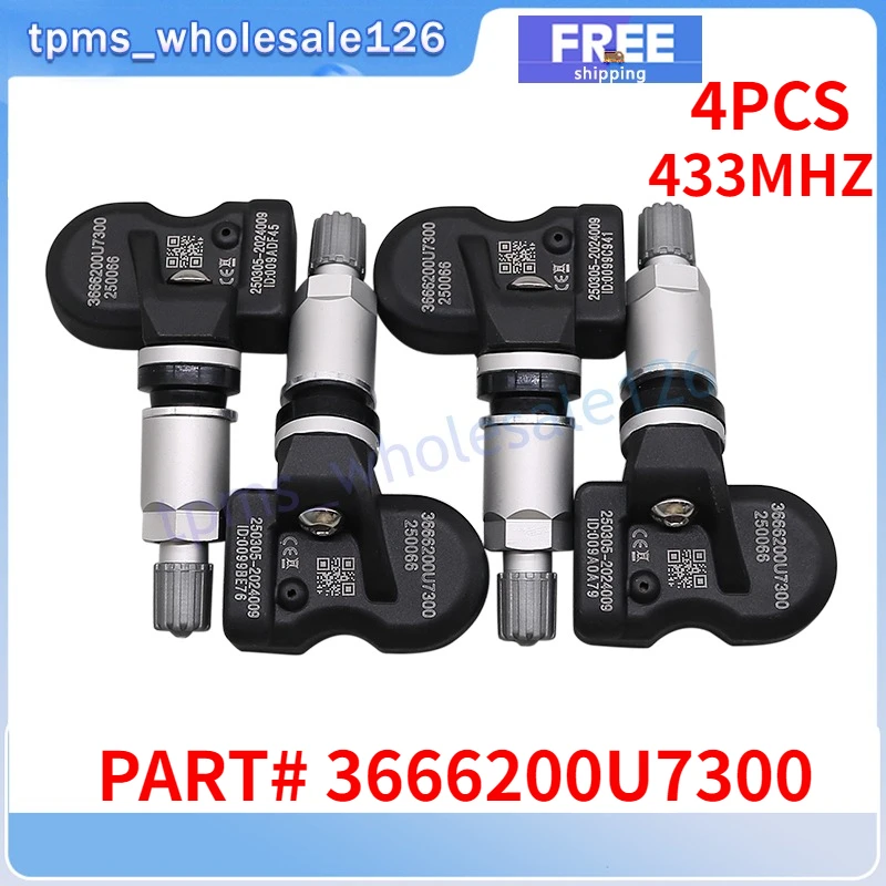 3666200U7300 For JAC Jia Yue A5 X7 SiHao Airo Flower Fairy E50A X8PLUS TPMS 433MHZ Tire Pressure Monitor System Sensor 4PCS
3666200U7300 For JAC Jia Yue A5 X7 SiHao Airo Flower Fairy E50A X8PLUS TPMS 433MHZ Tire Pressure Monitor System Sensor 4PCS