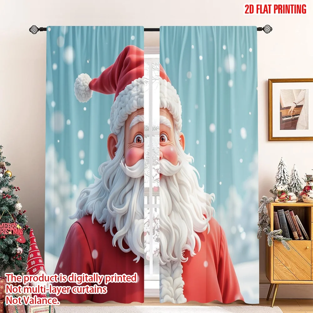 2pcs 2D flat printing Christmas Drapes Santa Claus Winter Wonderland Christmas_a 100% Polyester Fabric Without Electricity Party
2pcs 2D flat printing Christmas Drapes Santa Claus Winter Wonderland Christmas_a 100% Polyester Fabric Without Electricity Party