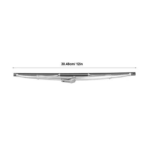 2 Units 12 Inch Front Car Windshield Wiper Blades With Stainless Steel Frame And Mirror Silver Coating For Universal Vehicle Use
2 Units 12 Inch Front Car Windshield Wiper Blades With Stainless Steel Frame And Mirror Silver Coating For Universal Vehicle Use