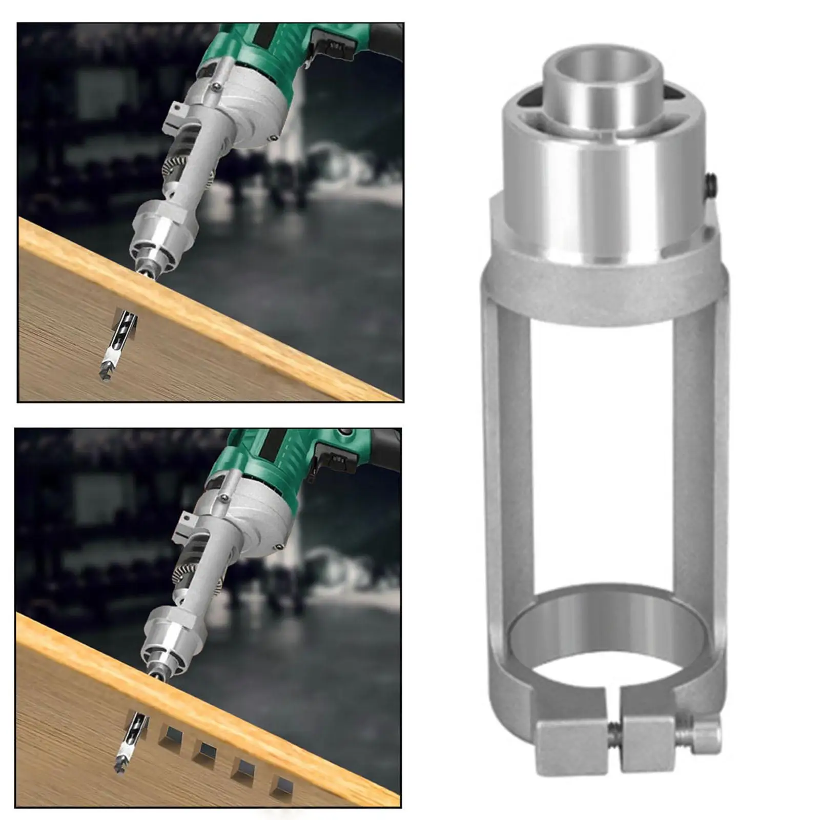 Square Hole Drill Bit Adapter Aluminum 5.9inch Long Woodworking Tool for Handheld Power Drill Accessories
Square Hole Drill Bit Adapter Aluminum 5.9inch Long Woodworking Tool for Handheld Power Drill Accessories