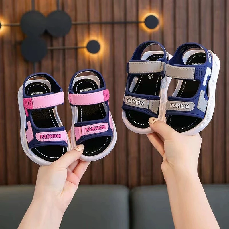 Kids Sandals Fashion Letter Sport Girls Sandals Beach Non-Slip Baby Sandal Soft Bottom Children Shoes Summer New
Kids Sandals Fashion Letter Sport Girls Sandals Beach Non-Slip Baby Sandal Soft Bottom Children Shoes Summer New