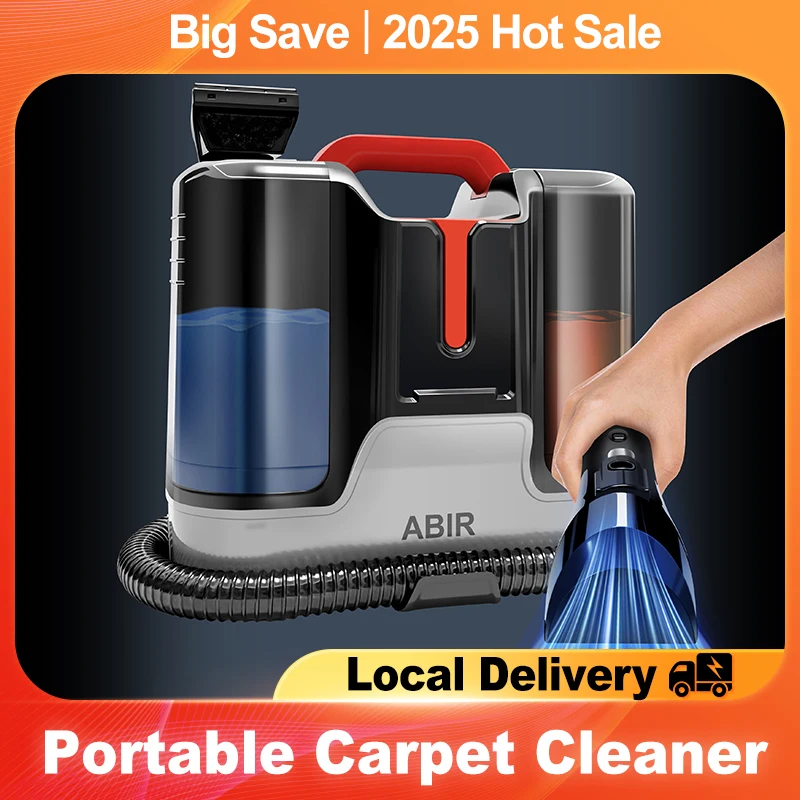 ABIR G80 Handheld Carpet Cleaner,15KpaSuction,Wet Dry Vacuum Cleaner for home Sofa Carpet Pet Hair, Portable Upholstery Washer 
ABIR G80 Handheld Carpet Cleaner,15KpaSuction,Wet Dry Vacuum Cleaner for home Sofa Carpet Pet Hair, Portable Upholstery Washer