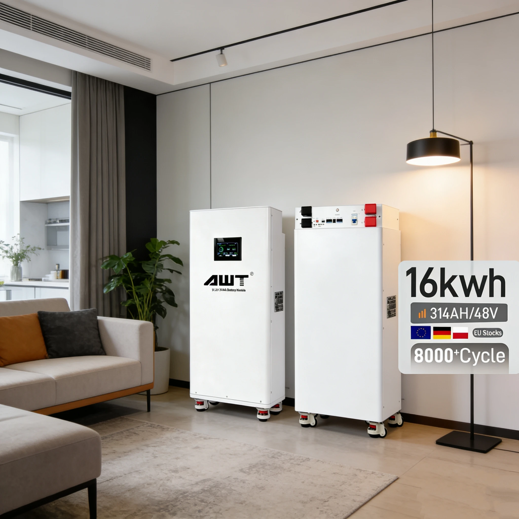 Stock Vertical Lifepo4 Solar Battery 48V 51.2V 280Ah 314Ah 15kwh 16kwh 32kwh JK V19 BMS Lithium Ion Battery Pack For Home Use
Stock Vertical Lifepo4 Solar Battery 48V 51.2V 280Ah 314Ah 15kwh 16kwh 32kwh JK V19 BMS Lithium Ion Battery Pack For Home Use