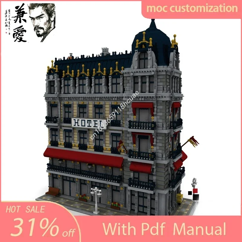 MOC Custom Modular Building Cafe Hotel Street View Model Building Block Diy Creative Assembly Educational Bricks Kids presents
MOC Custom Modular Building Cafe Hotel Street View Model Building Block Diy Creative Assembly Educational Bricks Kids presents