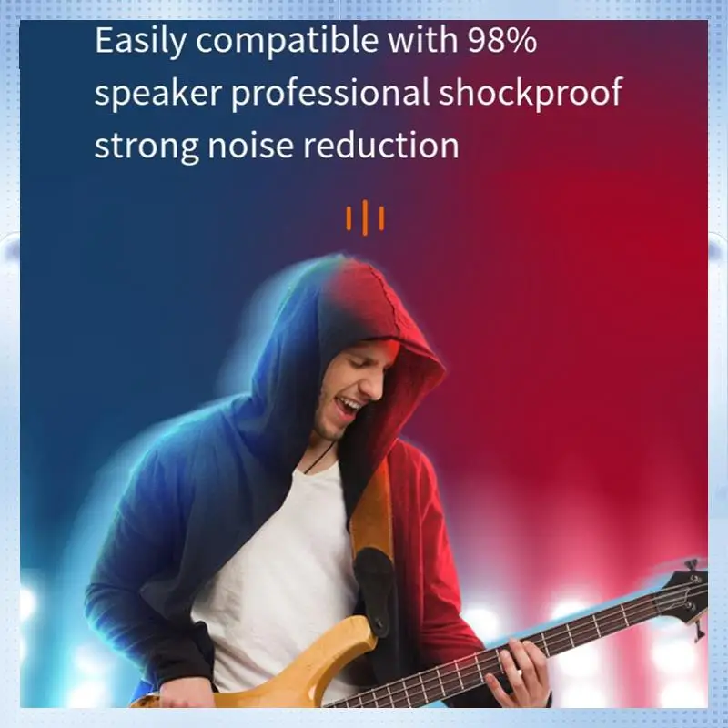 BA-Wireless Guitar System Rechargeable Guitar Transmitter Receiver Set Electric Guitar Bass Pick Up Guitar Accessories Parts Red
BA-Wireless Guitar System Rechargeable Guitar Transmitter Receiver Set Electric Guitar Bass Pick Up Guitar Accessories Parts Red