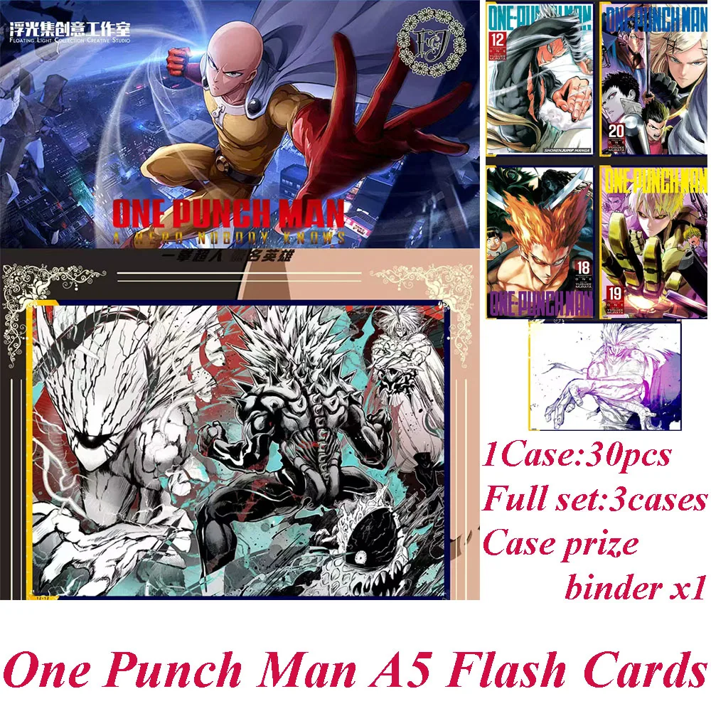 Плавающий свет Collecton One Punch Man A5 Flash Card Hero Namebook Серьгиозная версия BP Saitama Genos Коллекция аниме Карты Подарок
Плавающий свет Collecton One Punch Man A5 Flash Card Hero Namebook Серьгиозная версия BP Saitama Genos Коллекция аниме Карты Подарок