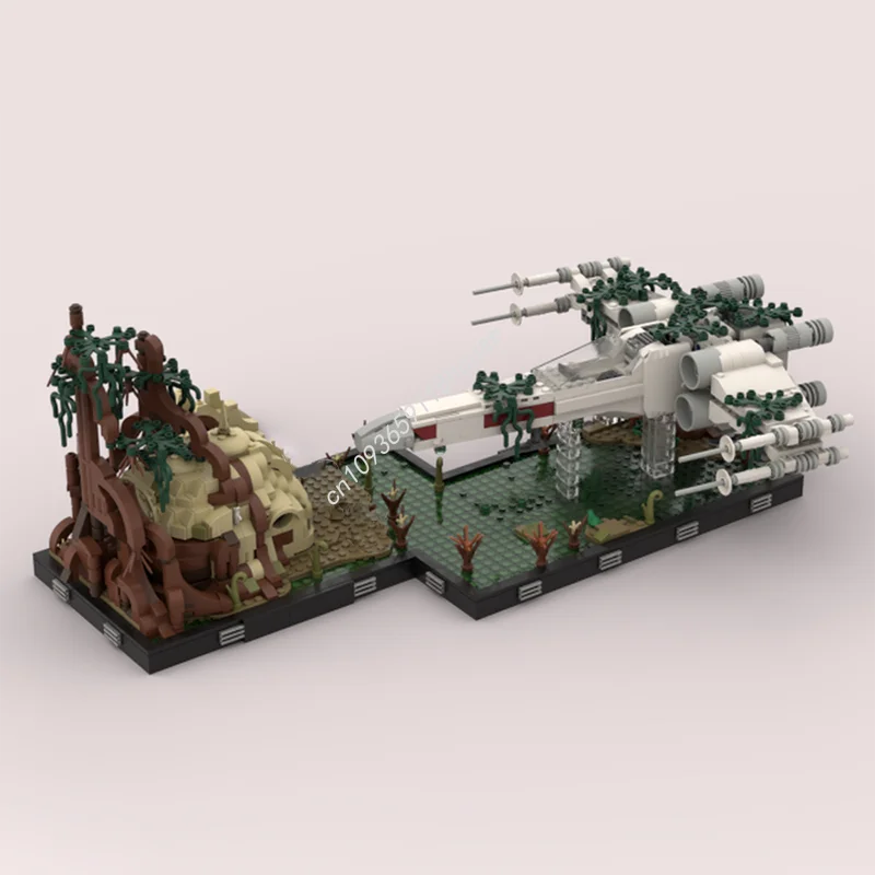 2098PCS MOC Science Fiction Movie (STAR BATTLE) Dagobahs Jedi Training Diorama Building Blocks Model Festival Gift Toy for Boy
2098PCS MOC Science Fiction Movie (STAR BATTLE) Dagobahs Jedi Training Diorama Building Blocks Model Festival Gift Toy for Boy