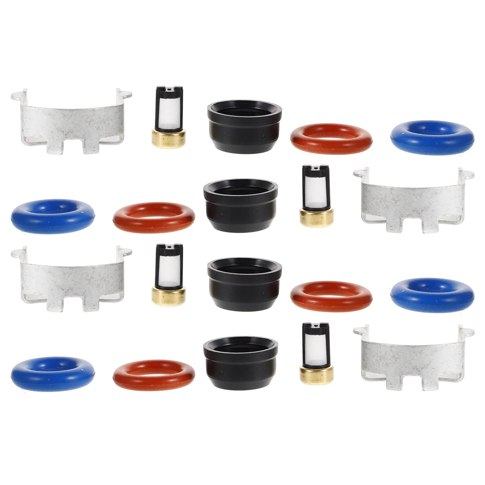 1Set Fuel Injector Repair Kit Rings Seals Filters Metal Rubber Rebuild Kit for Engines Easy Install Enhanced
1Set Fuel Injector Repair Kit Rings Seals Filters Metal Rubber Rebuild Kit for Engines Easy Install Enhanced
