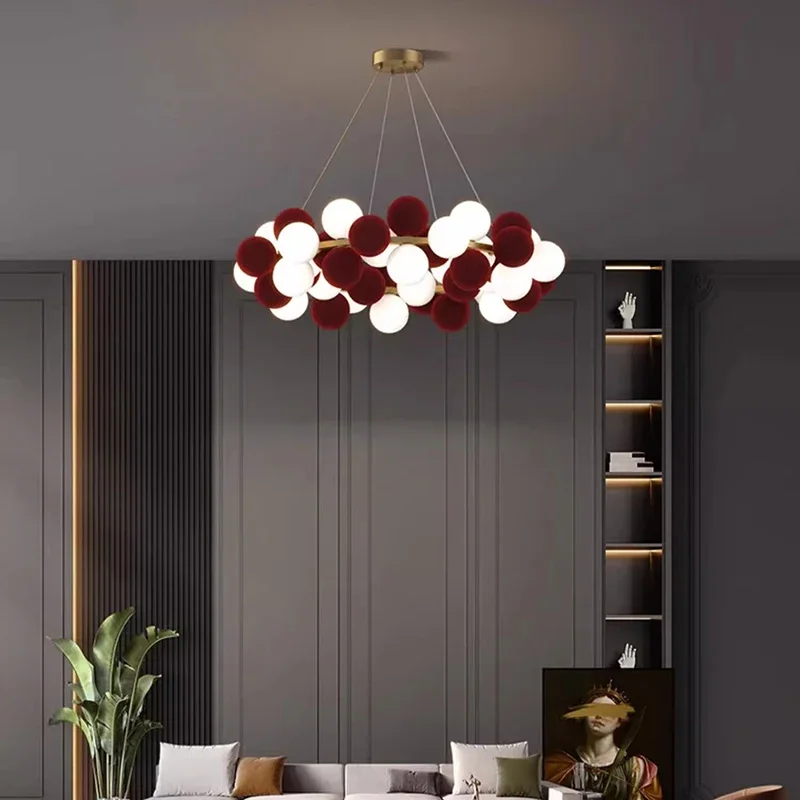 Nordic Home Decor Glass Ball Chandelier Kitchen Island Dining Tables Living Room Pendant Lamp Interior Lighting Hanging Fixture
Nordic Home Decor Glass Ball Chandelier Kitchen Island Dining Tables Living Room Pendant Lamp Interior Lighting Hanging Fixture