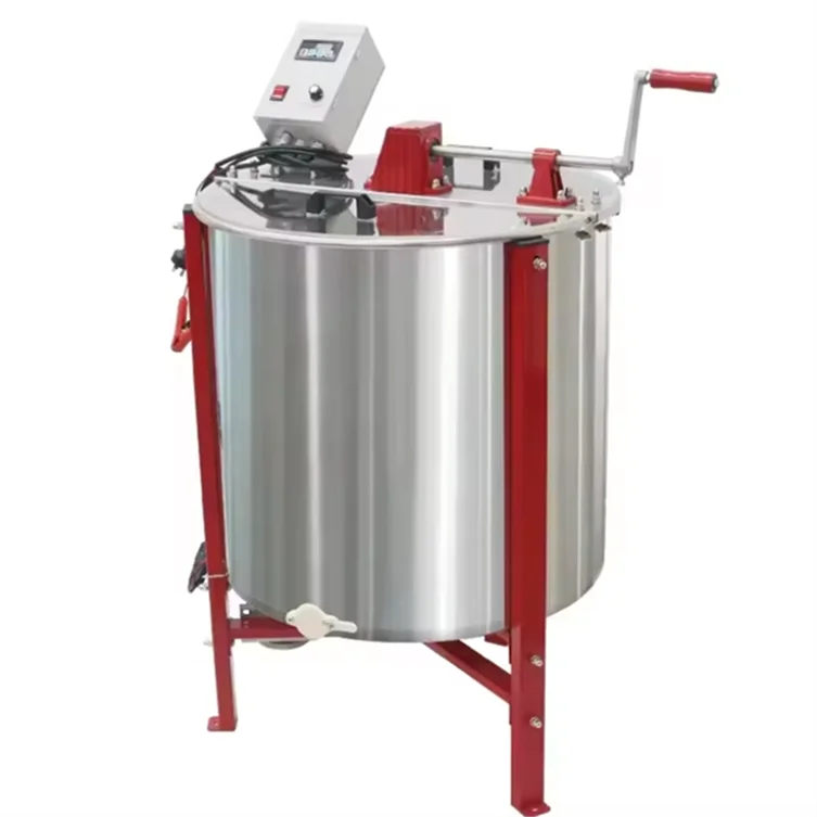 Hot Sale Honey Wax Separator Centrifugal Machine 6 Frame Honey Extractor for Sale with Strong Legs
Hot Sale Honey Wax Separator Centrifugal Machine 6 Frame Honey Extractor for Sale with Strong Legs