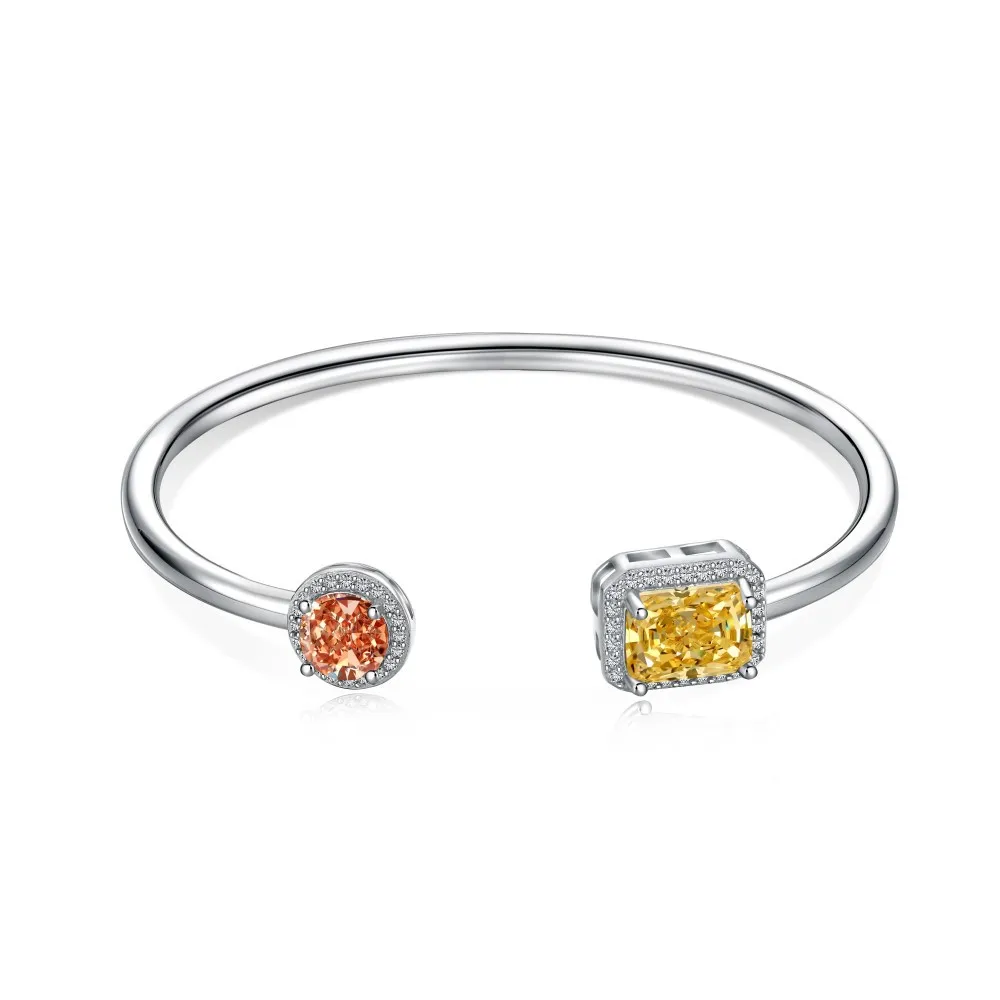 Fashionable 925 Sterling Silver Bracelet 8A Ice Flower Cut Square Round Zircon Inlaid Spring Bracelet
Fashionable 925 Sterling Silver Bracelet 8A Ice Flower Cut Square Round Zircon Inlaid Spring Bracelet