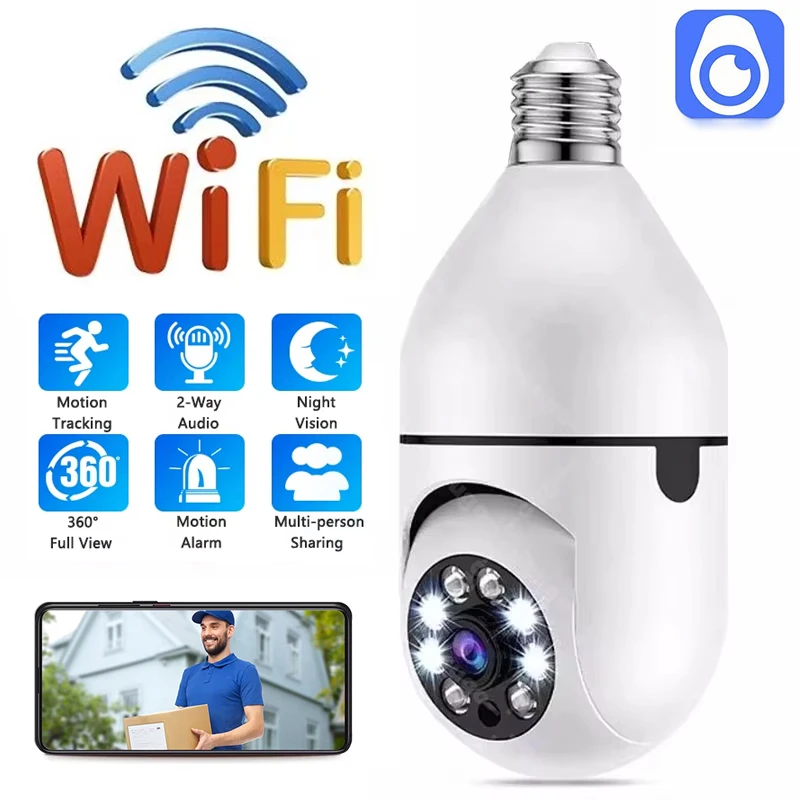 Wi-Fi 3-мегапиксельная лампа, камера наблюдения, внутренняя 4-кратная цифровая зум, AI, отслеживание человека, обнаружение, автоматическое ночное видение, беспроводные камеры, умный дом
Wi-Fi 3-мегапиксельная лампа, камера наблюдения, внутренняя 4-кратная цифровая зум, AI, отслеживание человека, обнаружение, автоматическое ночное видение, беспроводные камеры, умный дом