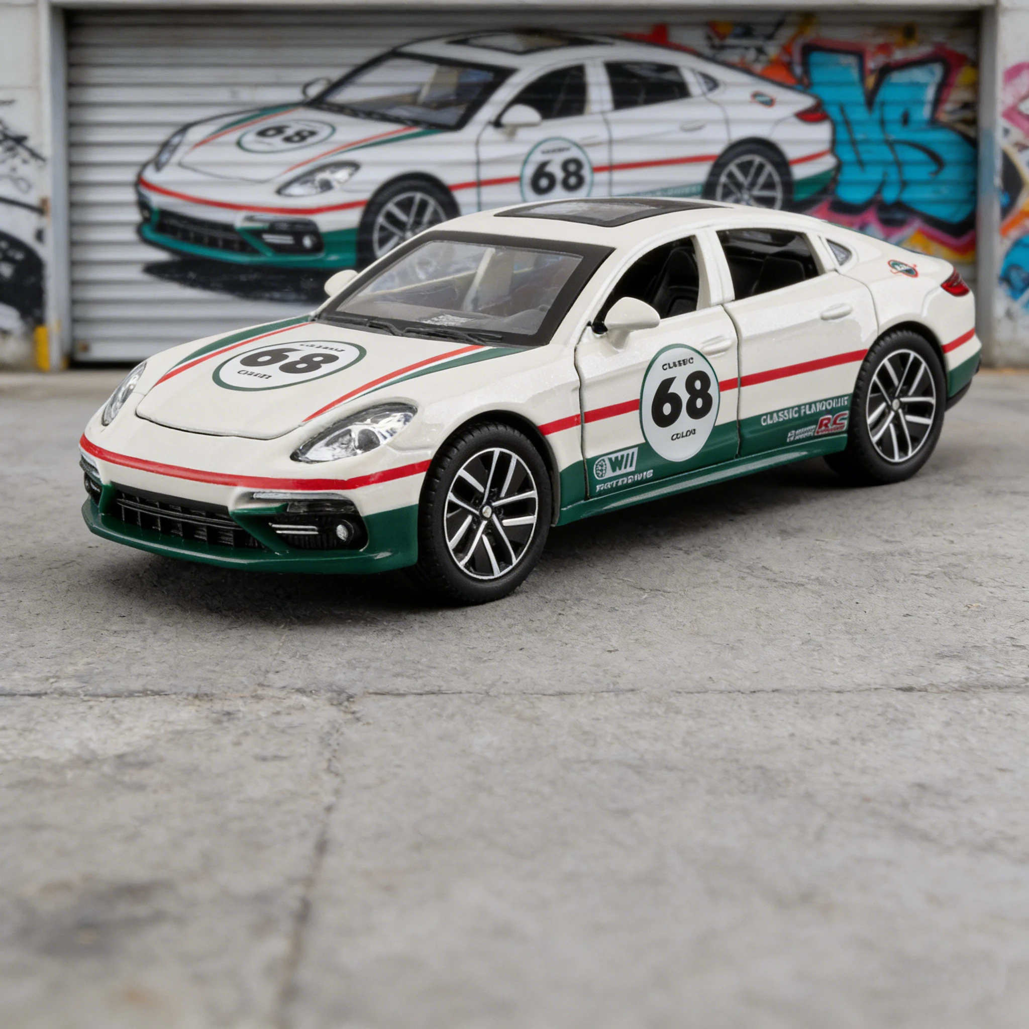 1/32 Panamera track version alloy car model simulation children's toy car model collection ornaments
1/32 Panamera track version alloy car model simulation children's toy car model collection ornaments
