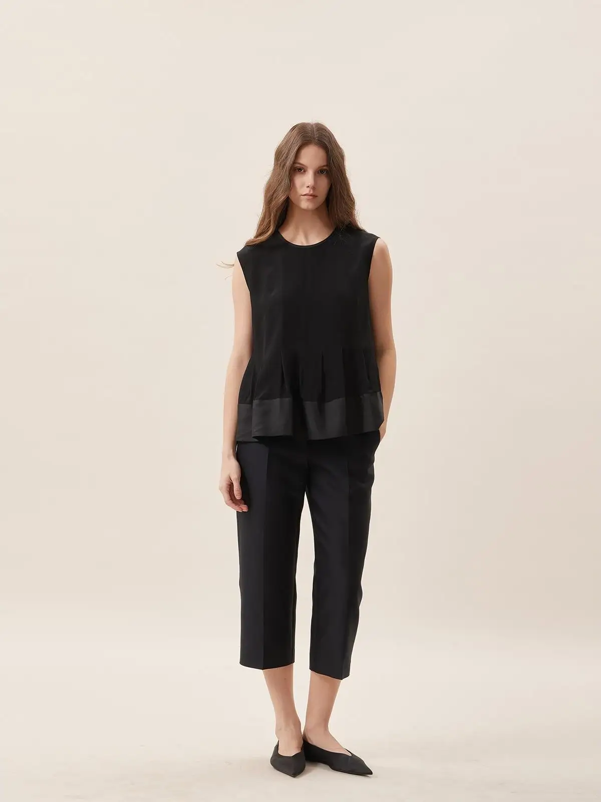 Удобные шелково-шерстяные брюки TheEase с низкой посадкой, повседневные, делового стиля, женские, прямые, укороченные (7/8)
Удобные шелково-шерстяные брюки TheEase с низкой посадкой, повседневные, делового стиля, женские, прямые, укороченные (7/8)