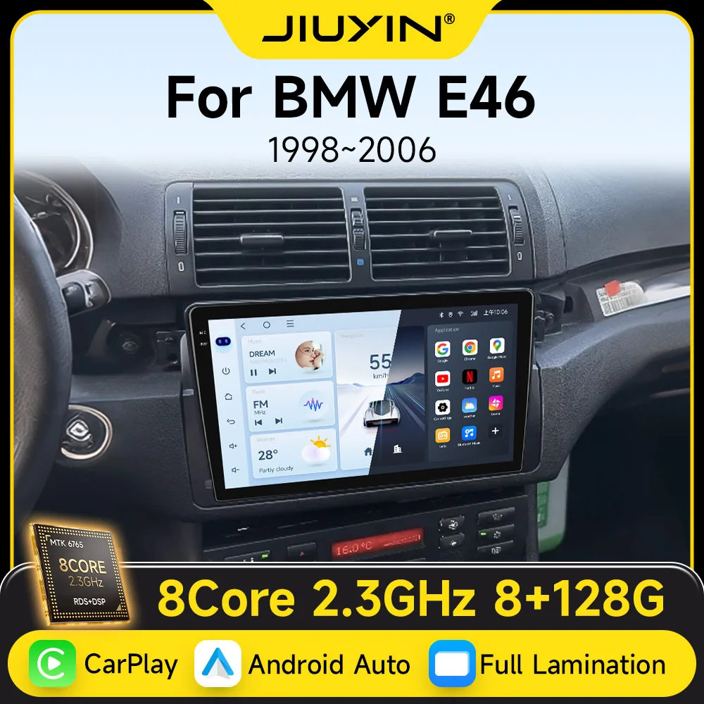 Автомобильный радиоприемник Android 15 для BMW E46 M3 X5 1998-2006, мультимедийный видеоплеер, GPS 4G Carplay Auto, 2 Din, стерео, RDS, DSP, DVD, головное устройство
Автомобильный радиоприемник Android 15 для BMW E46 M3 X5 1998-2006, мультимедийный видеоплеер, GPS 4G Carplay Auto, 2 Din, стерео, RDS, DSP, DVD, головное устройство