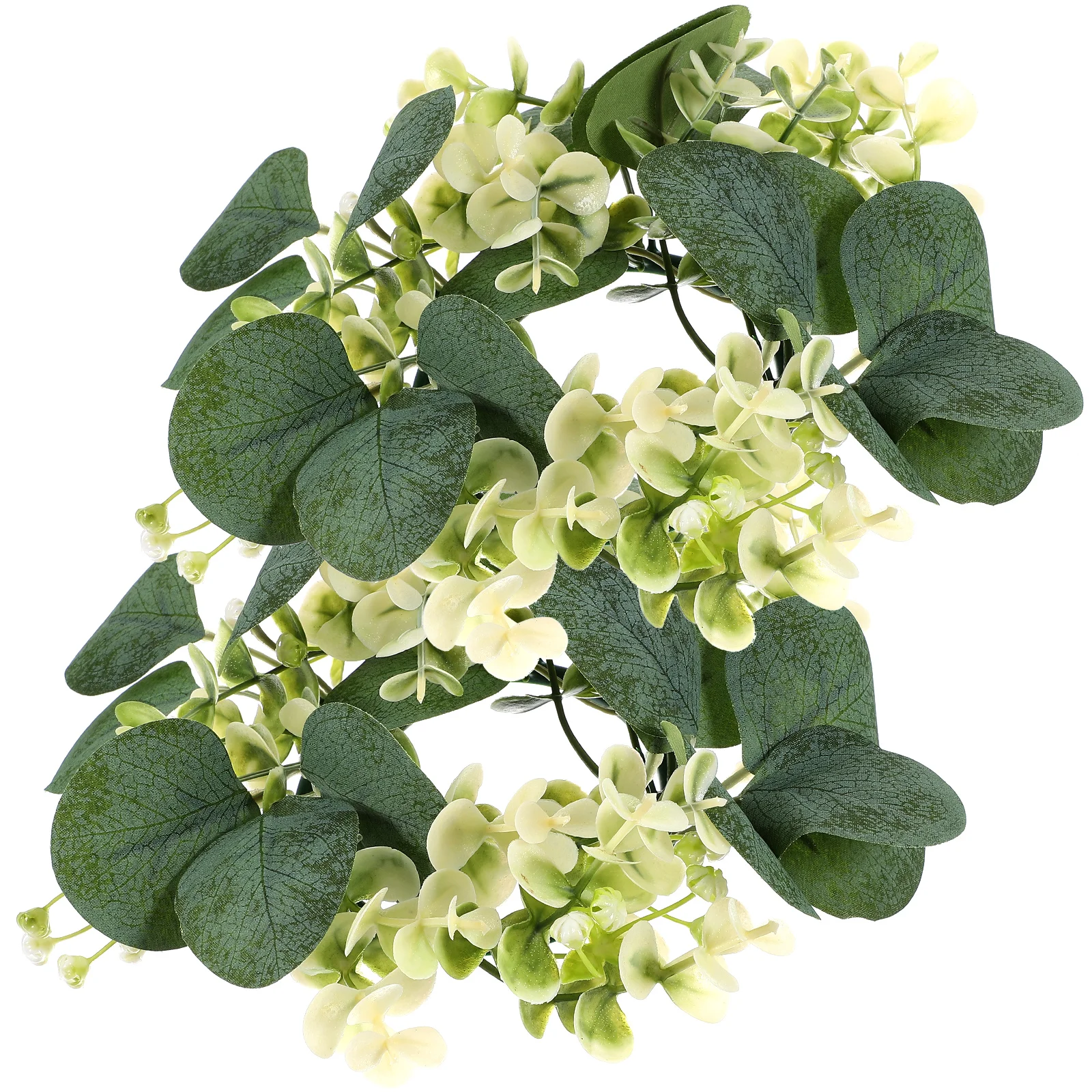 2 Pcs Artificial Eucalyptus C Rings Wreaths 25CM Spring Home Decor Simulation Leaf Green Small Table Pillars
2 Pcs Artificial Eucalyptus C Rings Wreaths 25CM Spring Home Decor Simulation Leaf Green Small Table Pillars