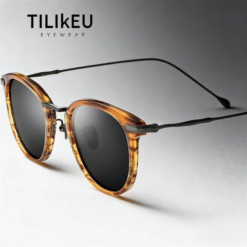 Ультралегкие поляризационные женские солнцезащитные очки из ацетата и титана в корейском стиле, модные круглые очки UV400 для путешествий и вечеринок, люксовые солнцезащитные очки
Ультралегкие поляризационные женские солнцезащитные очки из ацетата и титана в корейском стиле, модные круглые очки UV400 для путешествий и вечеринок, люксовые солнцезащитные очки