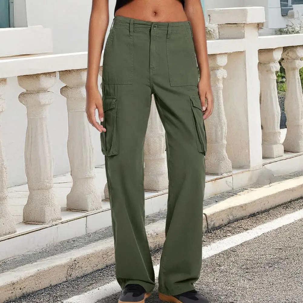 Distinctive Cargo Pocket Tops Stylish Women's High Waist Cargo Pants with Pockets Straight Leg Fit Overalls for Climbing Outdoor
Distinctive Cargo Pocket Tops Stylish Women's High Waist Cargo Pants with Pockets Straight Leg Fit Overalls for Climbing Outdoor