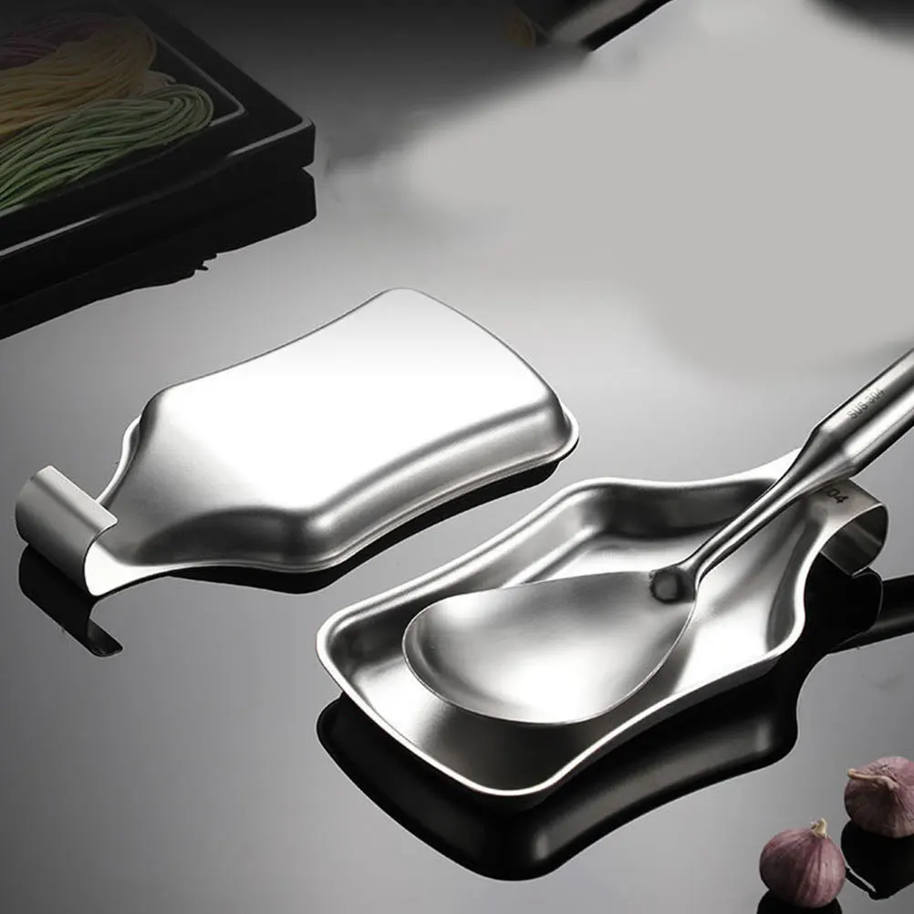 Stainless Steel Ladle Rest Spoon Holder for Kitchen Tableware ganizer 304 Material Thick Design Practical Storage Plate
Stainless Steel Ladle Rest Spoon Holder for Kitchen Tableware ganizer 304 Material Thick Design Practical Storage Plate