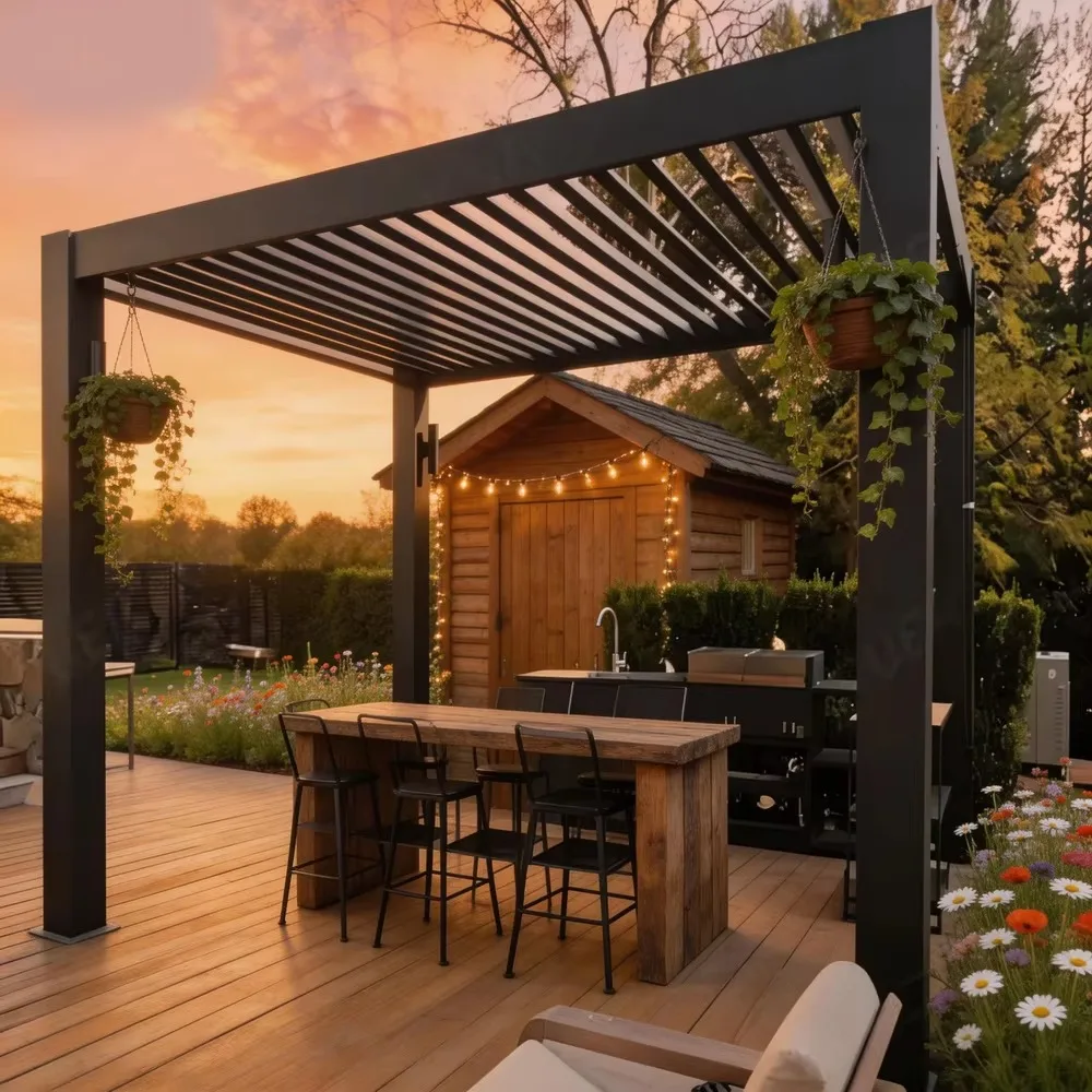 Aluminum Gazebo with Drainage System, Residential Powder Coated Frame Multi-Color Optional for Backyard Patio Garden
Aluminum Gazebo with Drainage System, Residential Powder Coated Frame Multi-Color Optional for Backyard Patio Garden