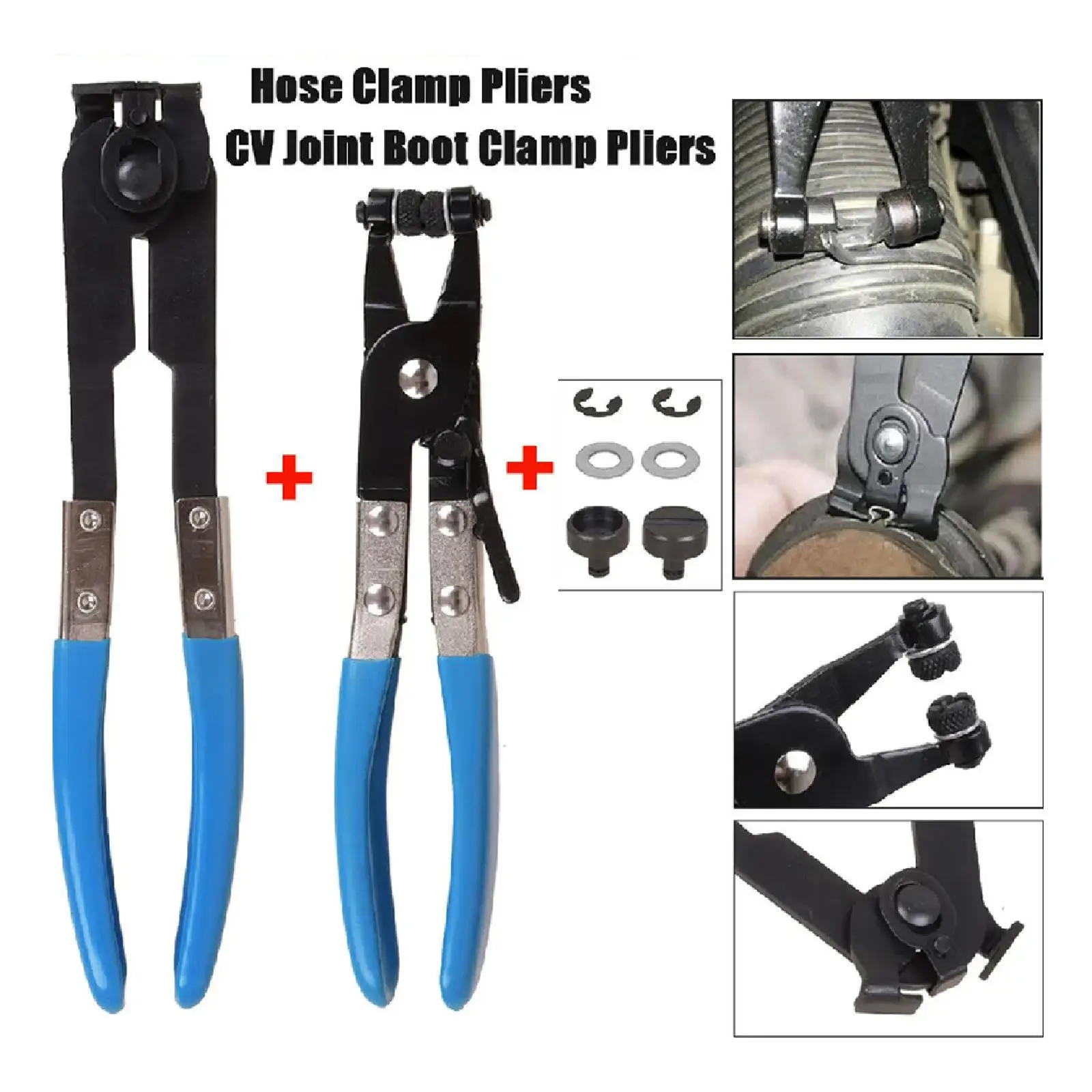 CV Joint Boot Clamp Pliers Hose Clamp Pliers with Locking Device Fuel Coolant Clip Removal Tool for Automotive ATV Repair
CV Joint Boot Clamp Pliers Hose Clamp Pliers with Locking Device Fuel Coolant Clip Removal Tool for Automotive ATV Repair