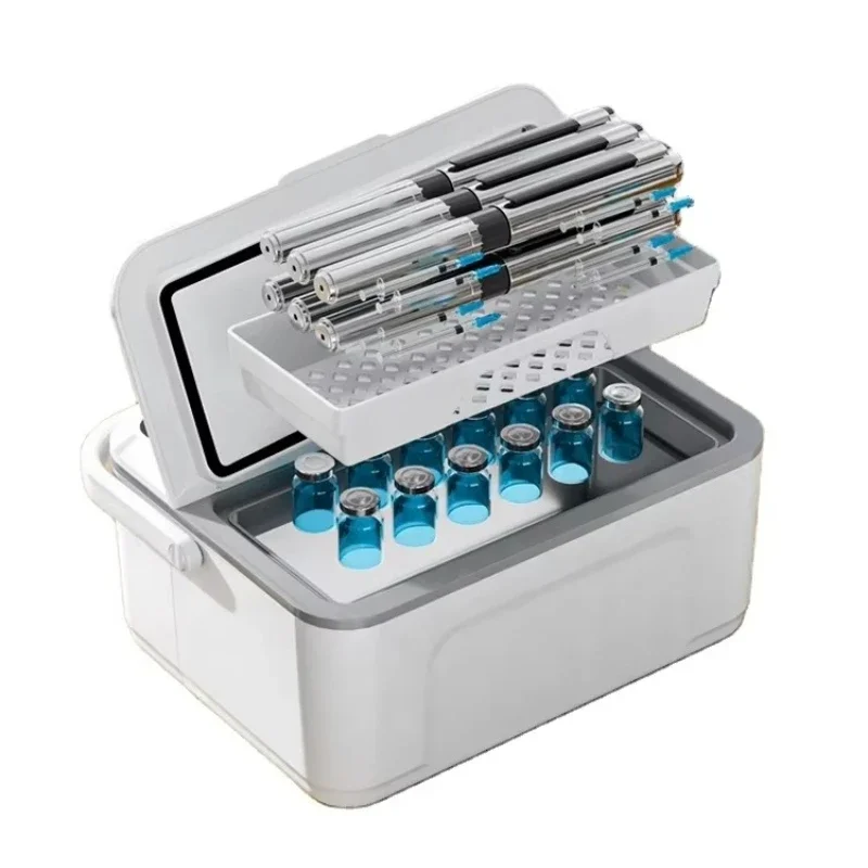 Vaccine Refrigerator Insulin Cooler Box 220V 5v Portable Insulin Cooler Refrigerator Case with USB Cable with Battery Charging
Vaccine Refrigerator Insulin Cooler Box 220V 5v Portable Insulin Cooler Refrigerator Case with USB Cable with Battery Charging