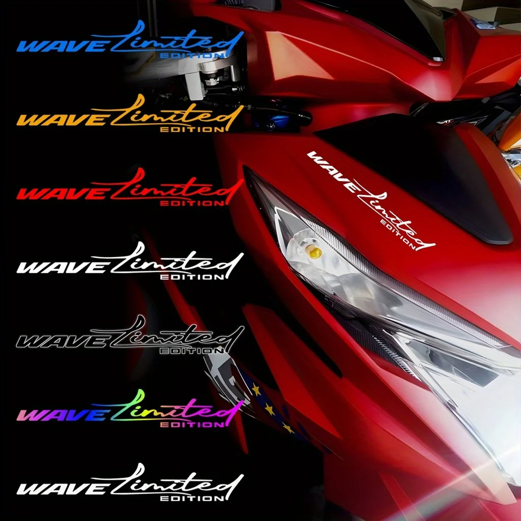 2PCS/SET Multicolor Wave Limited Style Stickers, Waterproof Vinyl Decals for Motorcycle Car Bike
2PCS/SET Multicolor Wave Limited Style Stickers, Waterproof Vinyl Decals for Motorcycle Car Bike