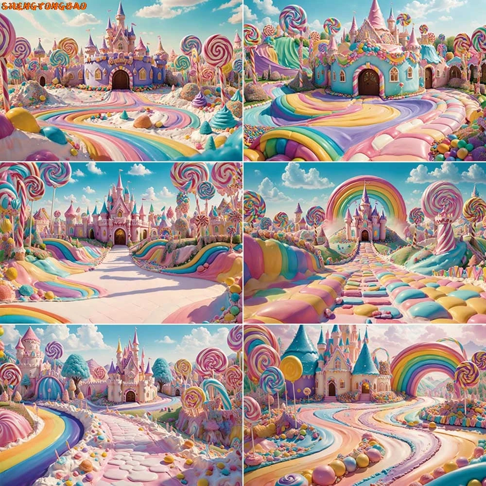 Girls Birthday Party Photo Zone Backdrop Rainbow Candy Candyland Photography Background Sign Studio Photobooth Supplies
Girls Birthday Party Photo Zone Backdrop Rainbow Candy Candyland Photography Background Sign Studio Photobooth Supplies